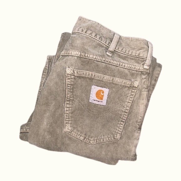 Carhartt Pants - Vintage Carhartt tan corduroy pants